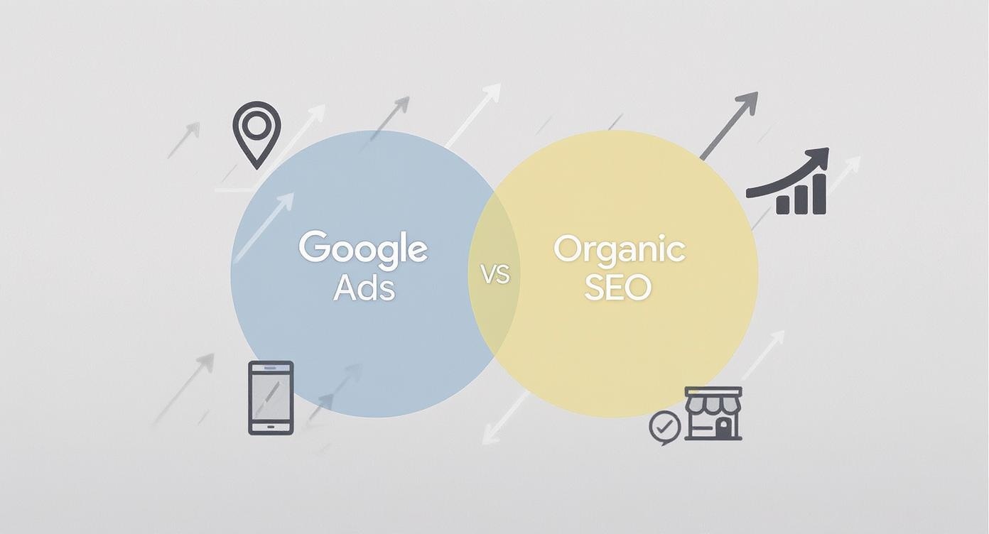 Oragnisches SEO mit Hilfe von google ads